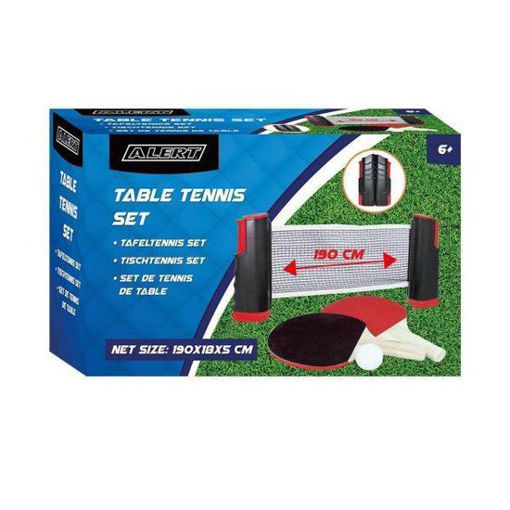 Picture of Table Tennis Set Telescopic Net, 2 Bats, 1 Ball